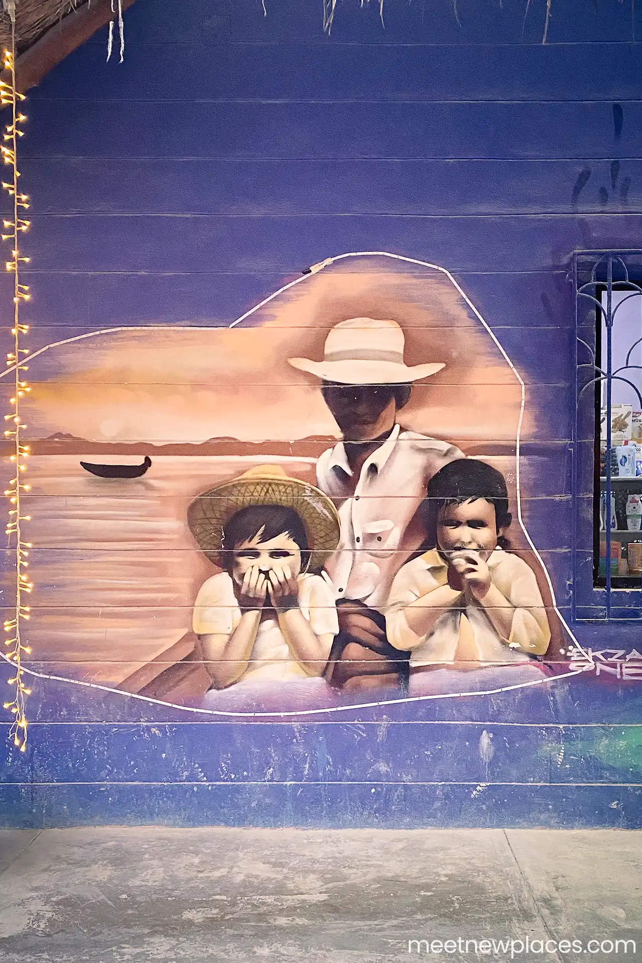 mexico-holbox-streetart-man-with-children-1280x1600 valladolid la michi